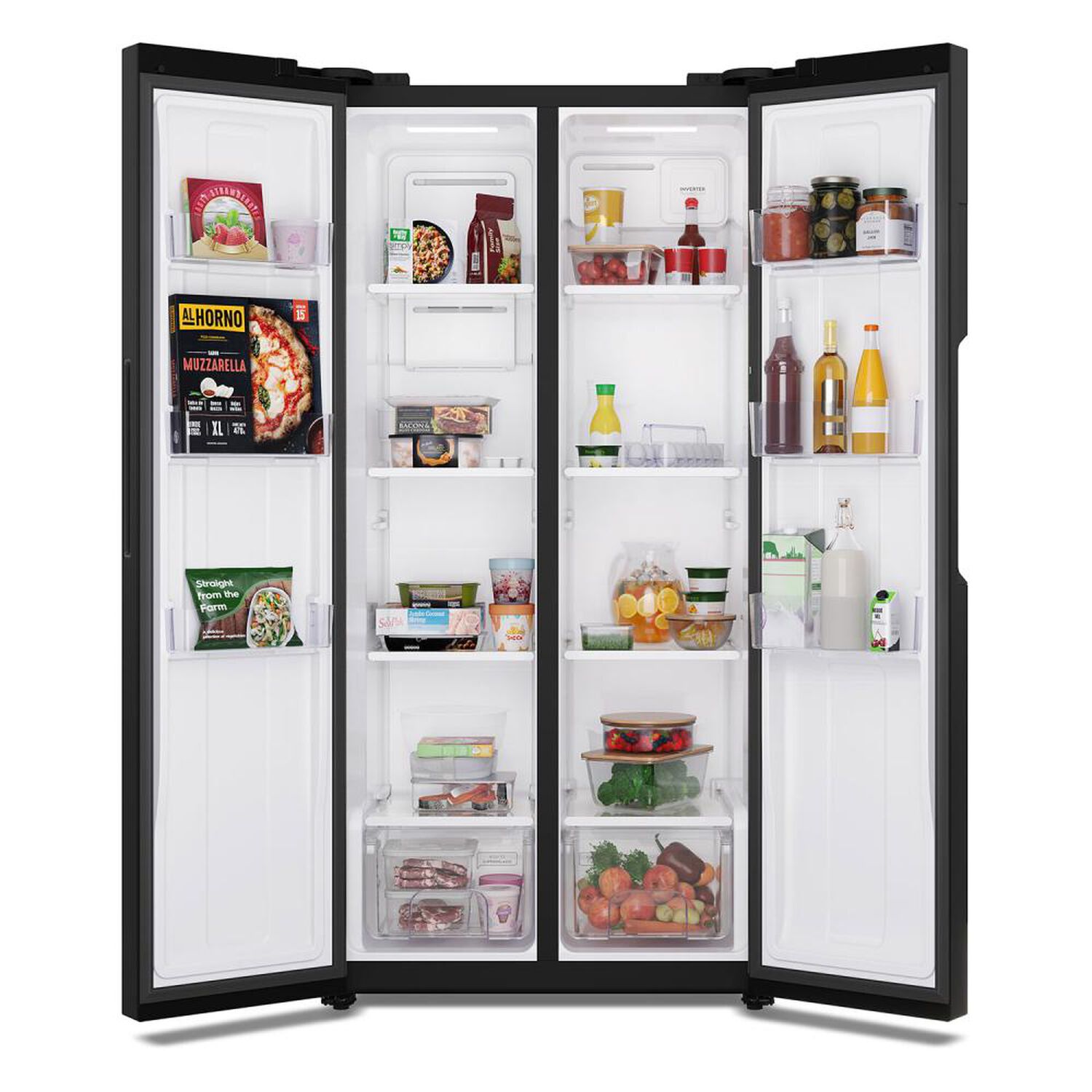 Refrigerador Side By Side Mademsa MAS430B / No Frost / 430 Litros / D image number 4.0